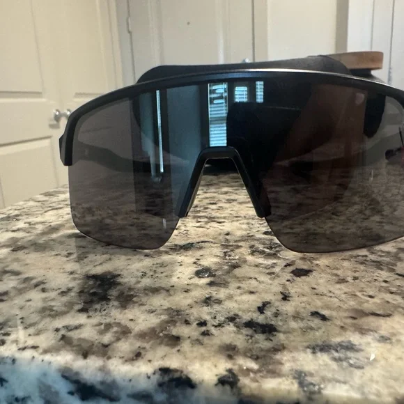 Oakley Matte Black Sunglasses with Case - Picture 5 of 5